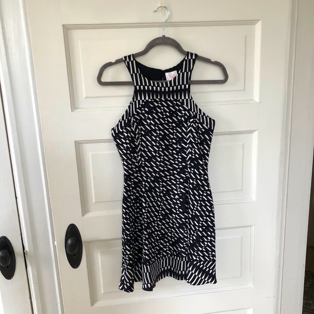 Black and White Mini Dress